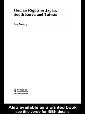 cover image of Human Rights in Japan, South Korea and Taiwan